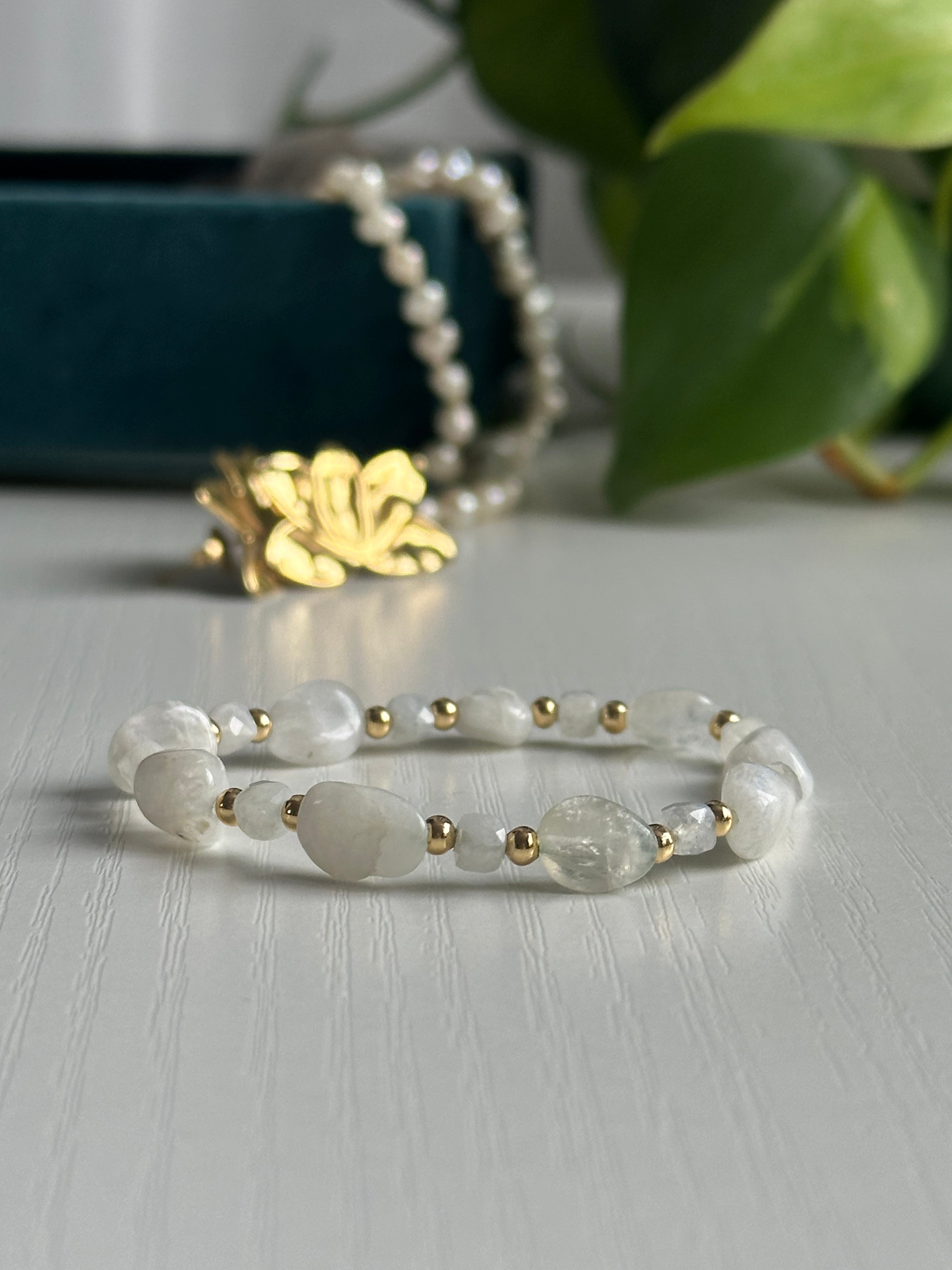 Bracelet Jeanne - Pierre de Lune