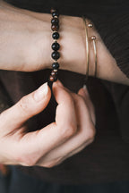 Bracelet Protection - Obsidienne & Œil de Taureau