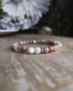 Bracelet Gabriel - Nacre & Pierre du Soleil