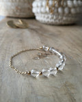 Bracelet César Doré - Cristal de Roche