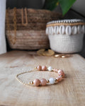 Bracelet Laly - Pierre du Soleil & Nacre