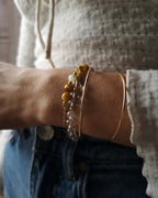Bracelet César Doré - Cristal de Roche