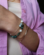 Bracelet Gabin - Turquoise d'Afrique & Nacre