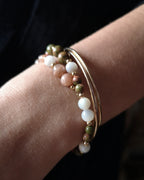 Bracelet Laly - Pierre du Soleil & Nacre